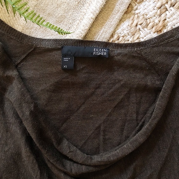 Eileen Fisher Scoop Neck Shirt - Picture 3 of 4